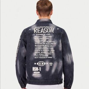 NWT Reason Premium Denim Jacket